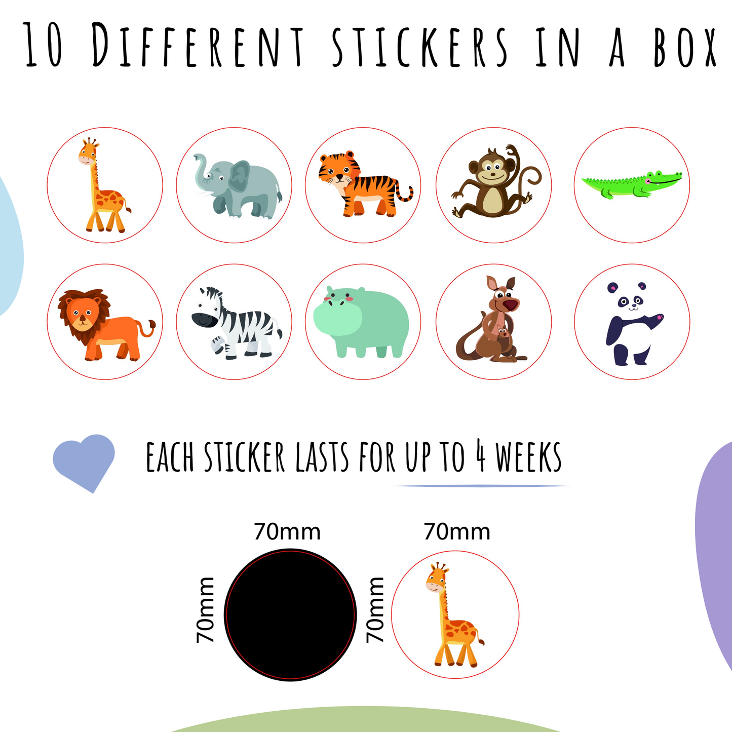 Hello Potty! - ZOO - 10 Magic Potty Training Stickers