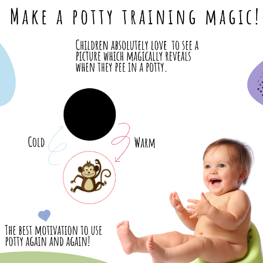 Hello Potty! - ZOO - 10 Magic Potty Training Stickers