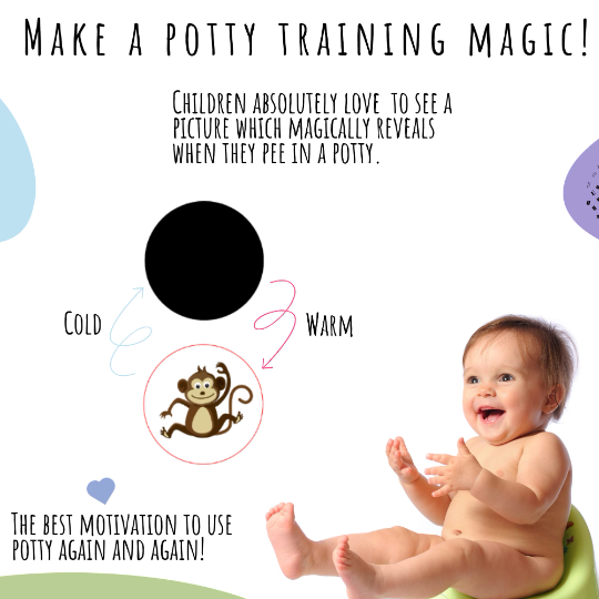 Hello Potty! - UNICORNS - 10 Magic Potty Training Stickers
